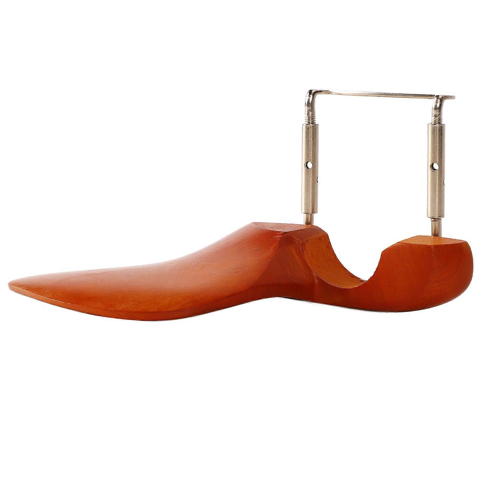 Violin Chin Rest Jujube Wood Chinrest Instrument Accessory with Bracket for 3/4 4/4 Violin