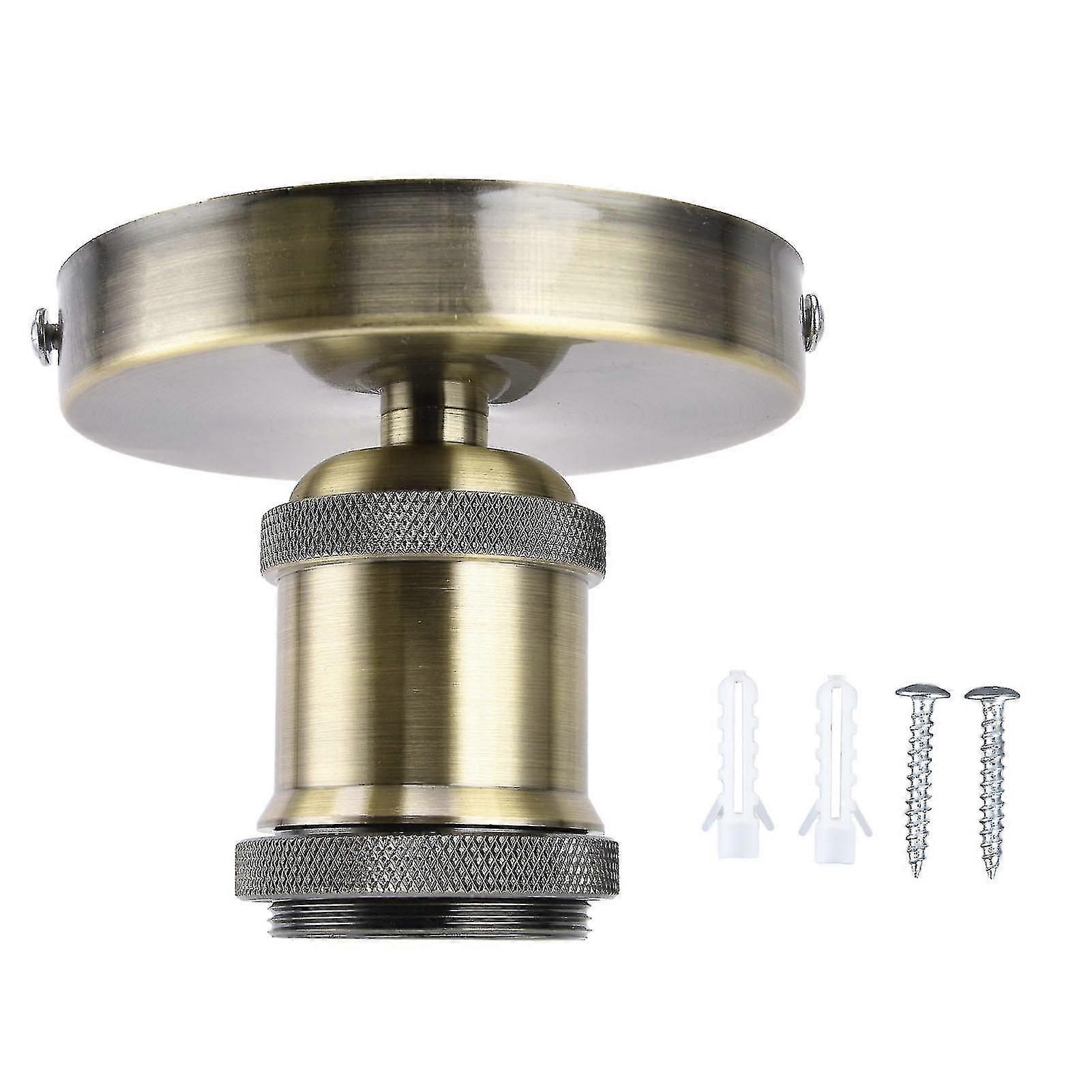 E27 screw base fitting for antique brass ceiling lamp holders