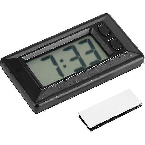 LCD Digital Table Clock Car Dashboard Desk Electronic Clock Date Time Calendar Display