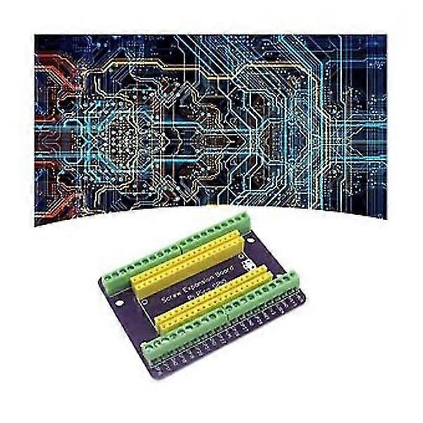 For Pico Gpio Expansion Board Picow Terminal Gpio Interface Module Onboard Male And Female Pins (welded)