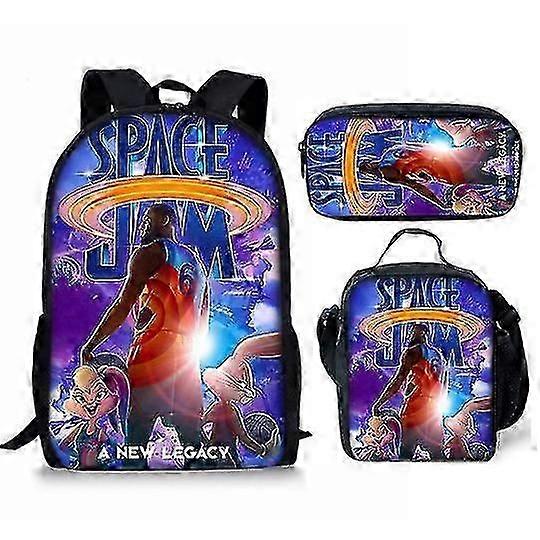 Jalkapalloaiheinen Messi-reppusetti koululaisille - 3-osainen kokoelma kynäpidikkeellä