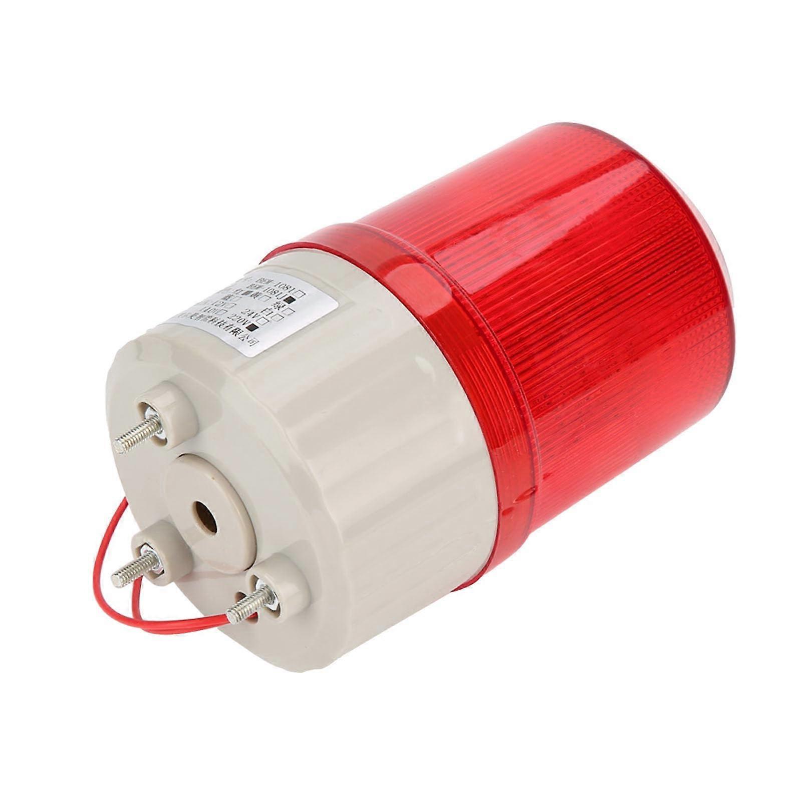 Rotating Light Emergency LED Strobe Warning Light For Workshop Crane Tower Traffic Construction 220V Red