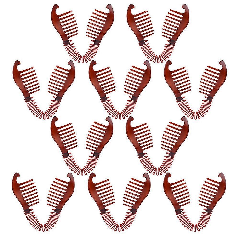 Banana Clip Pentru Păr Gros Material Robust Design Vertical Accesorii De Păr Pentru Femei 15.00X6.80X0.30CM 10Buc
