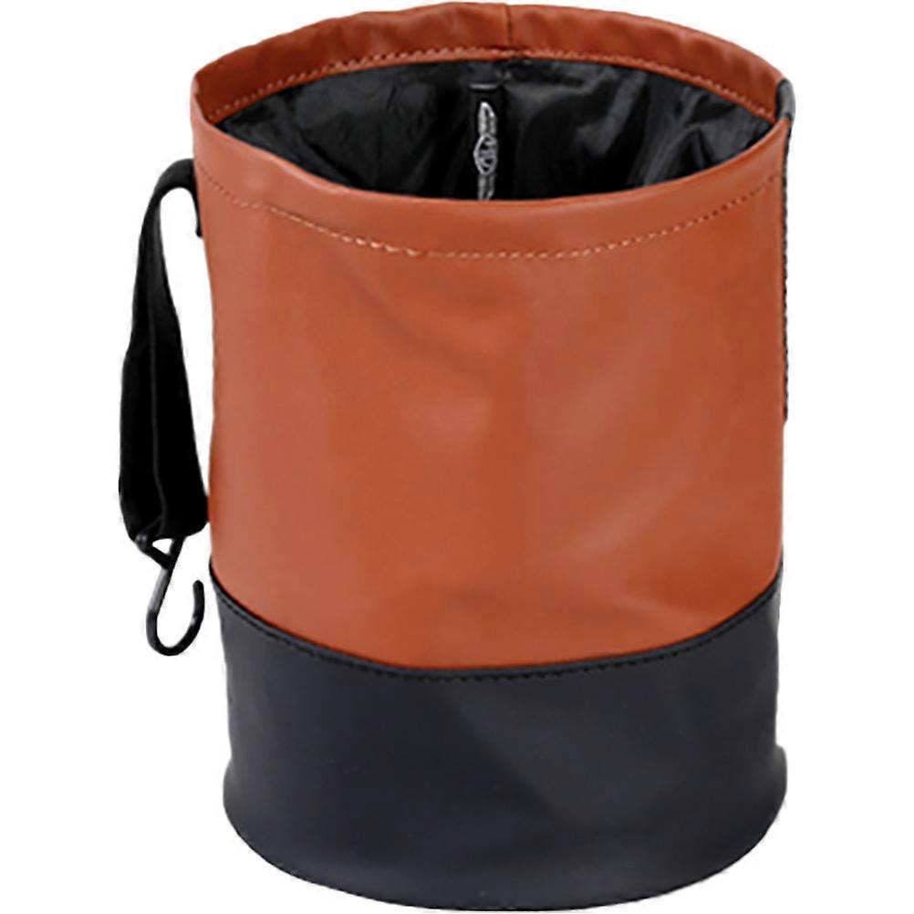 Portable Car Trash Can Organizer Assorted Color Space Saving Lightweight Collapsible for Storage Use