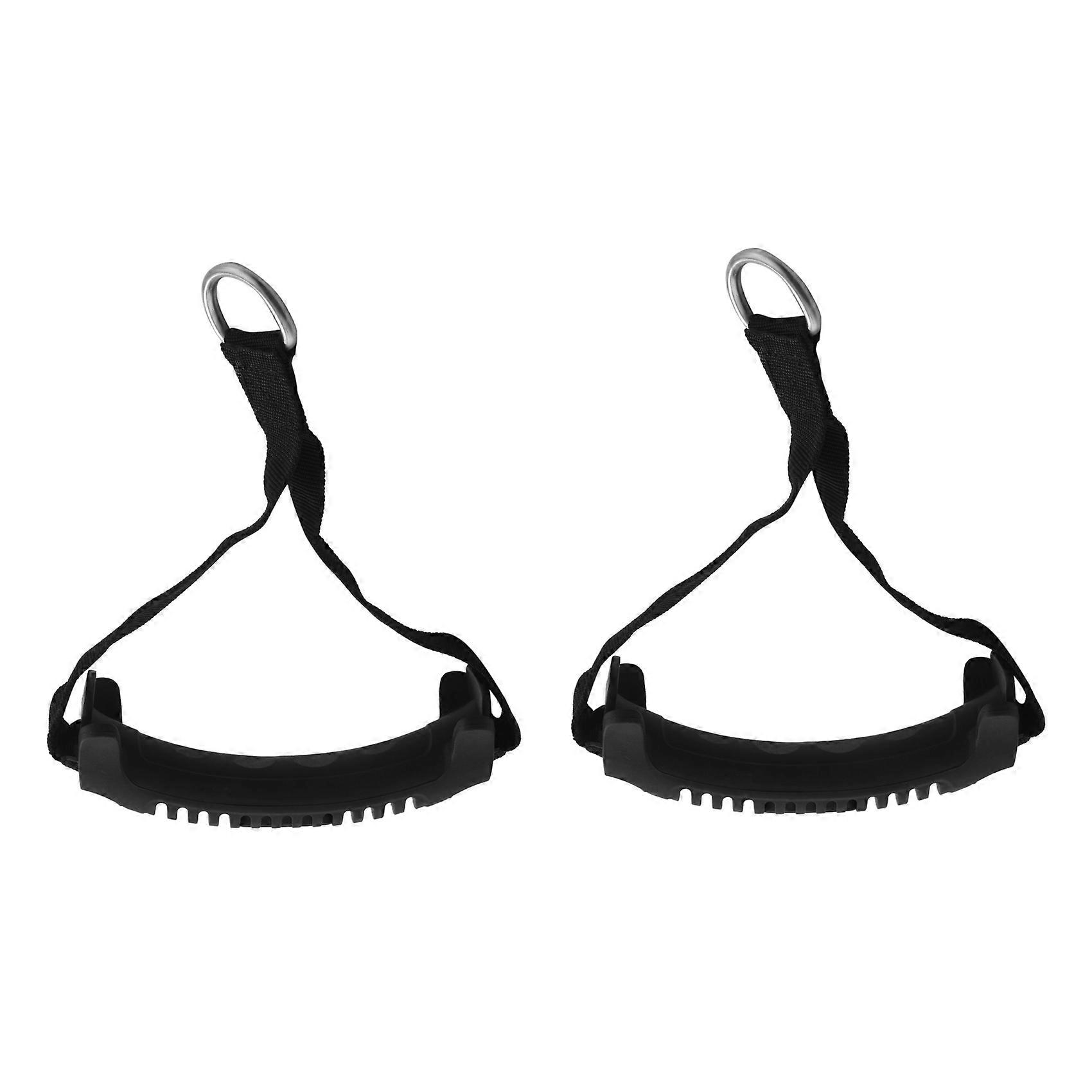 2X Heavy Duty Exercise Handles Resistance Bands Handles Grips Pull Rope Sports Fitness Accessories G