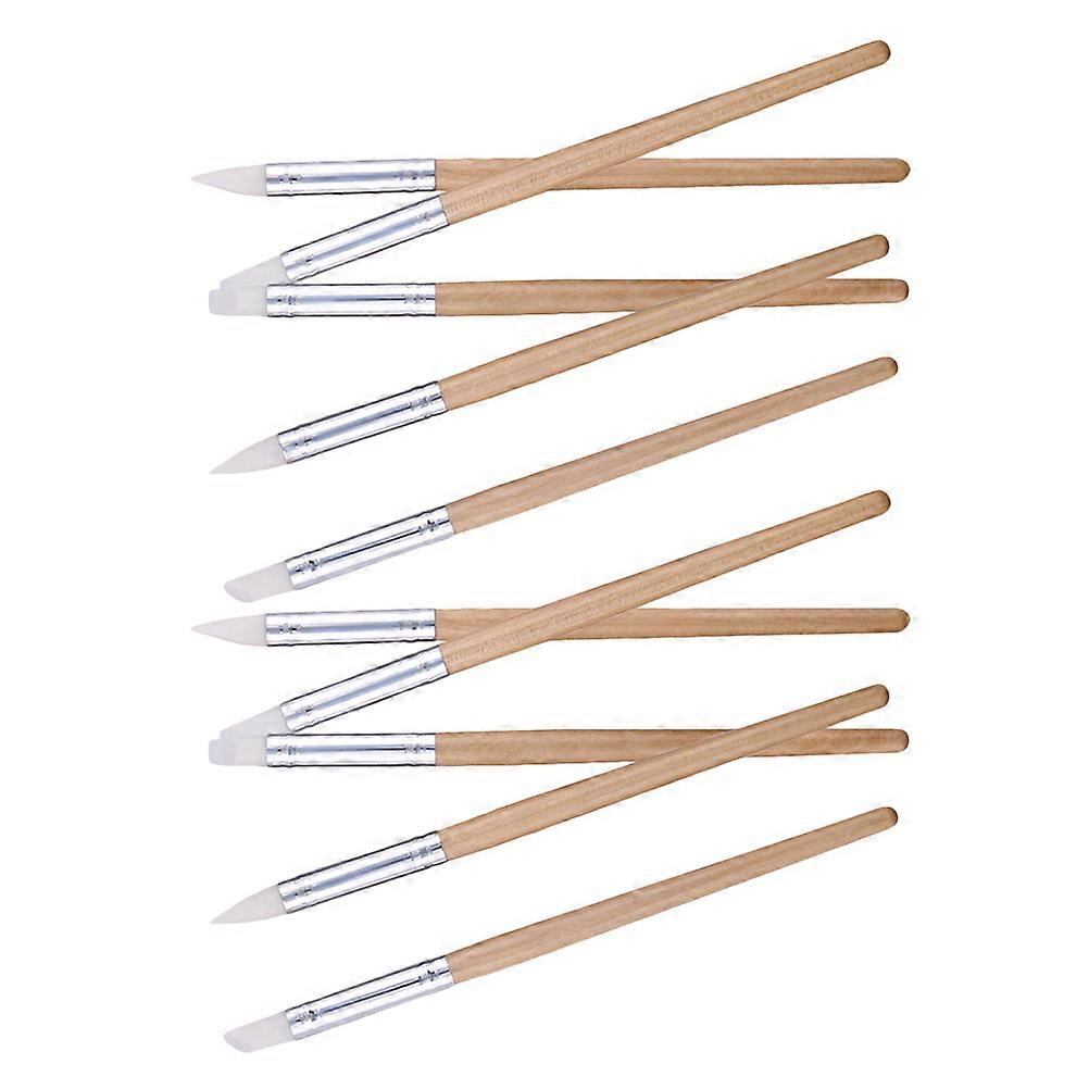 Pottery Clay Pen Silicone Tip Modeling Tools For Classroom Use Students 10Pcs