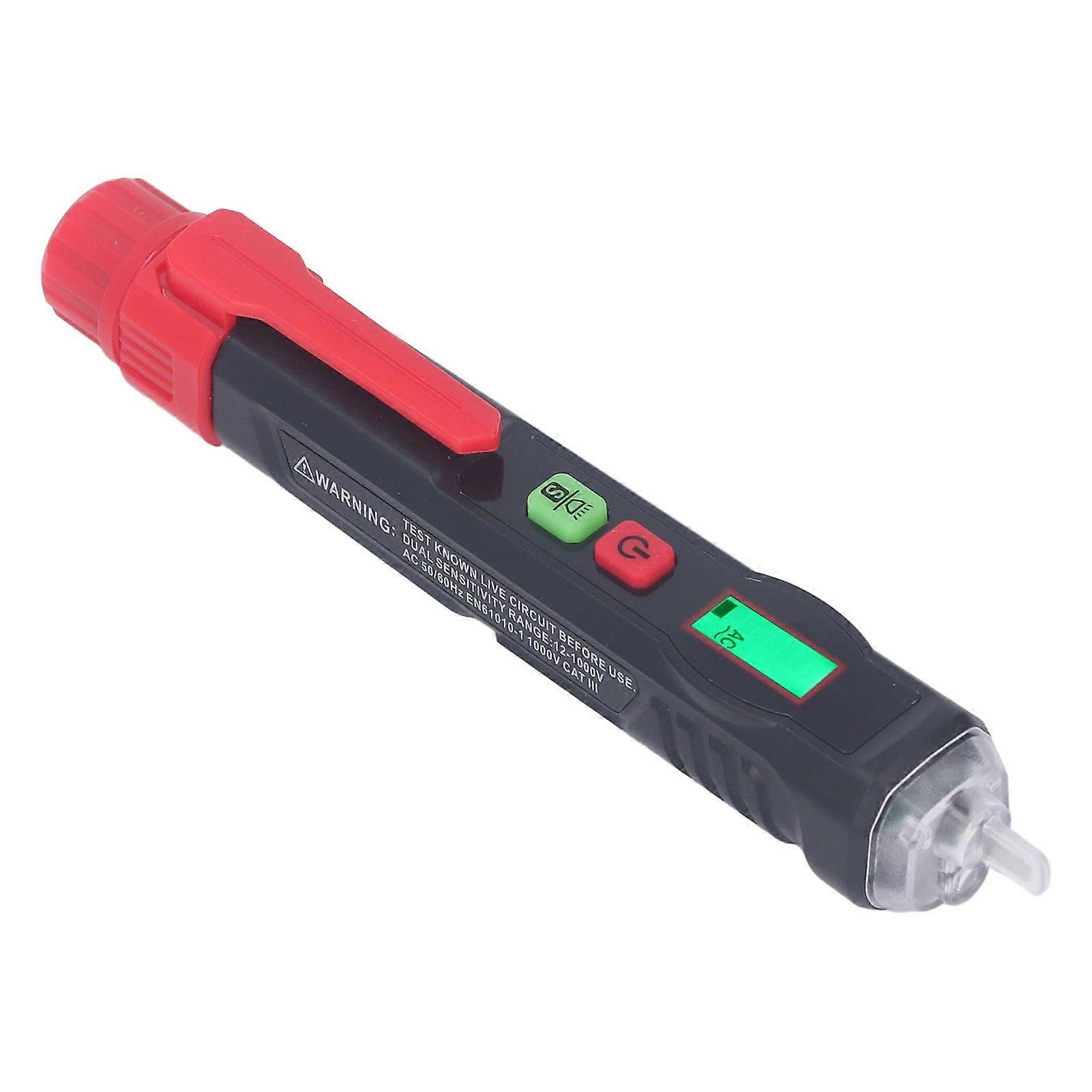 AN101 NonContact Voltage Detector Pen with NCV Induction Probe for Home Electrical Inspection of LED