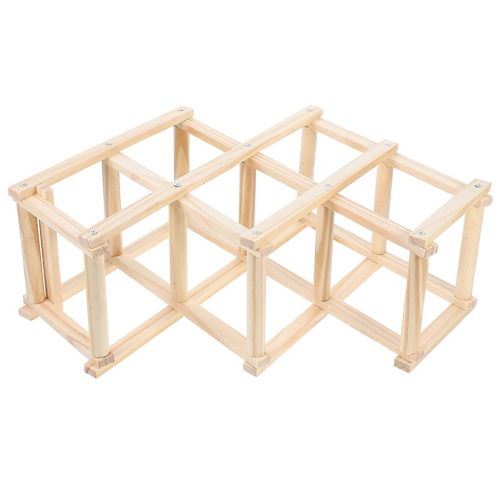 Wooden Climbing Ladder for Hamsters, Guinea Pigs, Rats and Squirrels – Multifunctional Cage Accessory for Pet Activity and Play