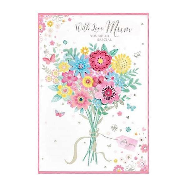 Simon Elvin Thinking of You Greeting Card (6-Pack) One Size White/Pink/Green One Size