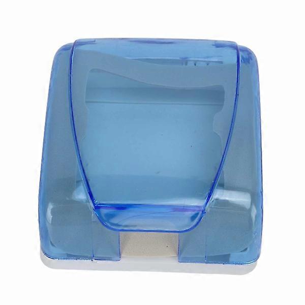 Universal 86 Type Socket Waterproof Box Transparent Wall Switch Protection Box for Bathroom Blue, electrical supply