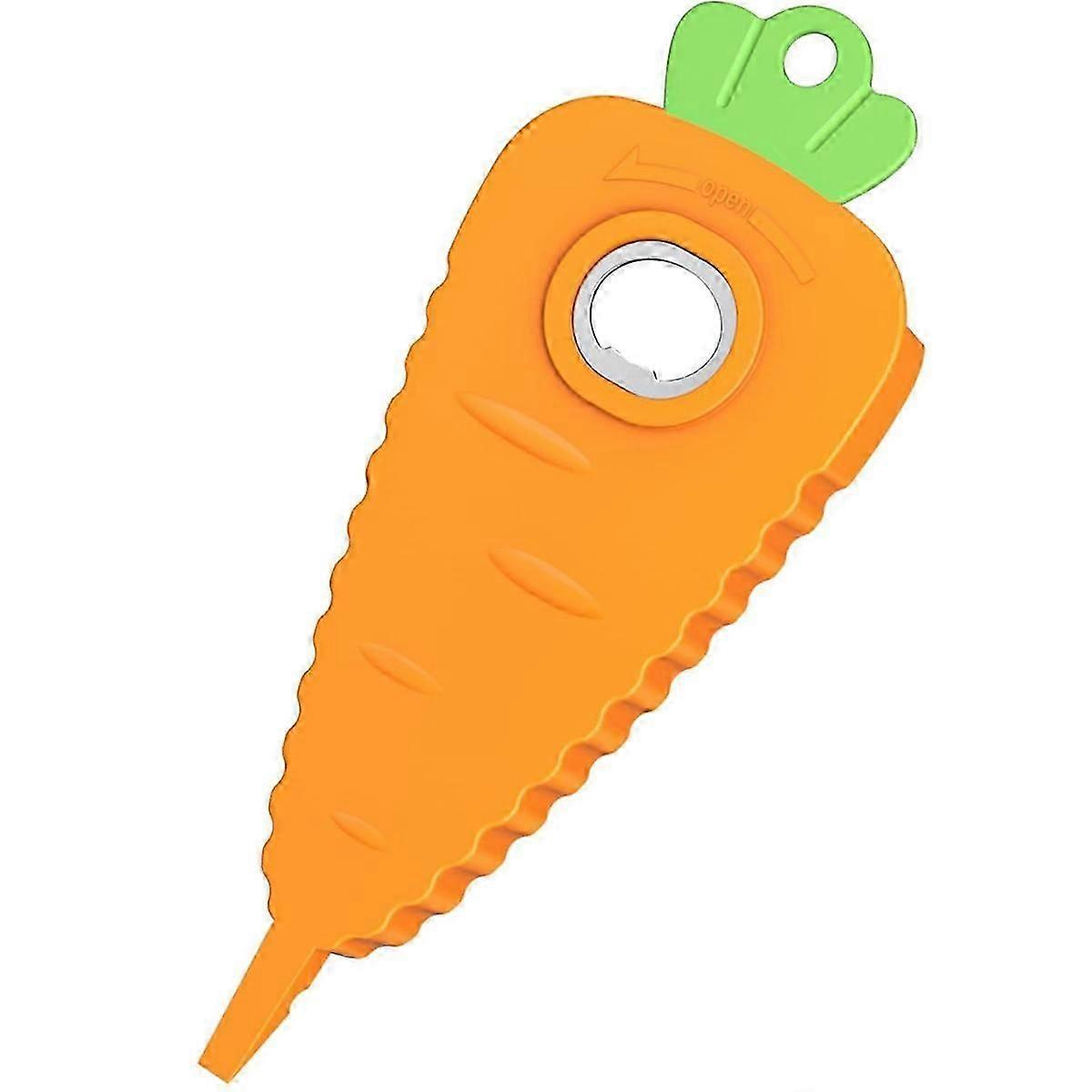 Jar Openers Bottle Opener,Get Lids-Off Easily, Carrot Shaped