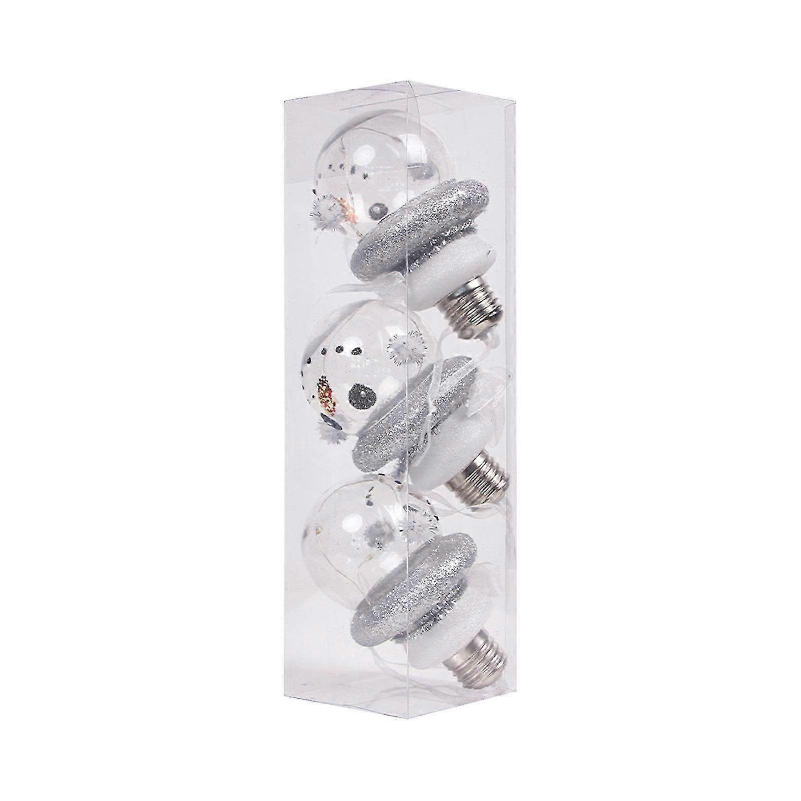 Luminous White Christmas Tree Pendant for Home Party Atmosphere Decoration - Festive Ornament for Holiday Cheer HarmonyHub595