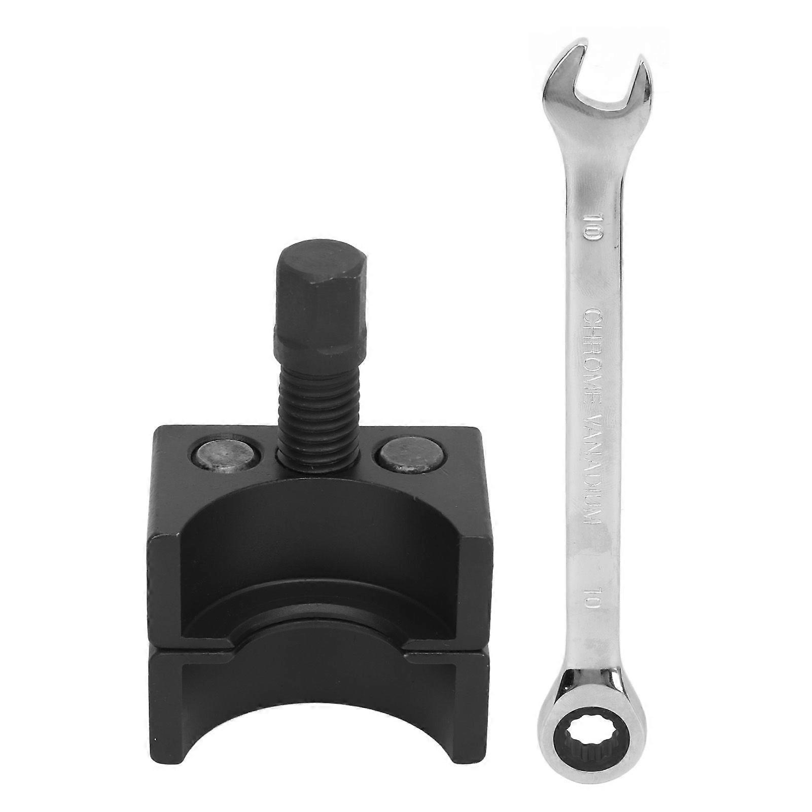 steering knuckle split hub tool with suspension strut spreader