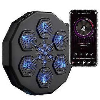 2025 New Smart Music Boxing Machine Wall Mounted Electronic Boxing Pad Kids/adults Boxing Workout Machine
