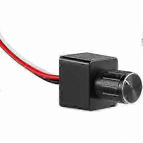 Dimmer Switch for 12V DC LED Halogen Incandescent Lights in RVs Boats Trailers Vans with Adjustable PWM Control