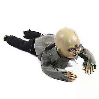 Geanimeerde kruipende Baby Zombie enge Ghost Kids Doll Haunted Halloween Decor Props Supplies