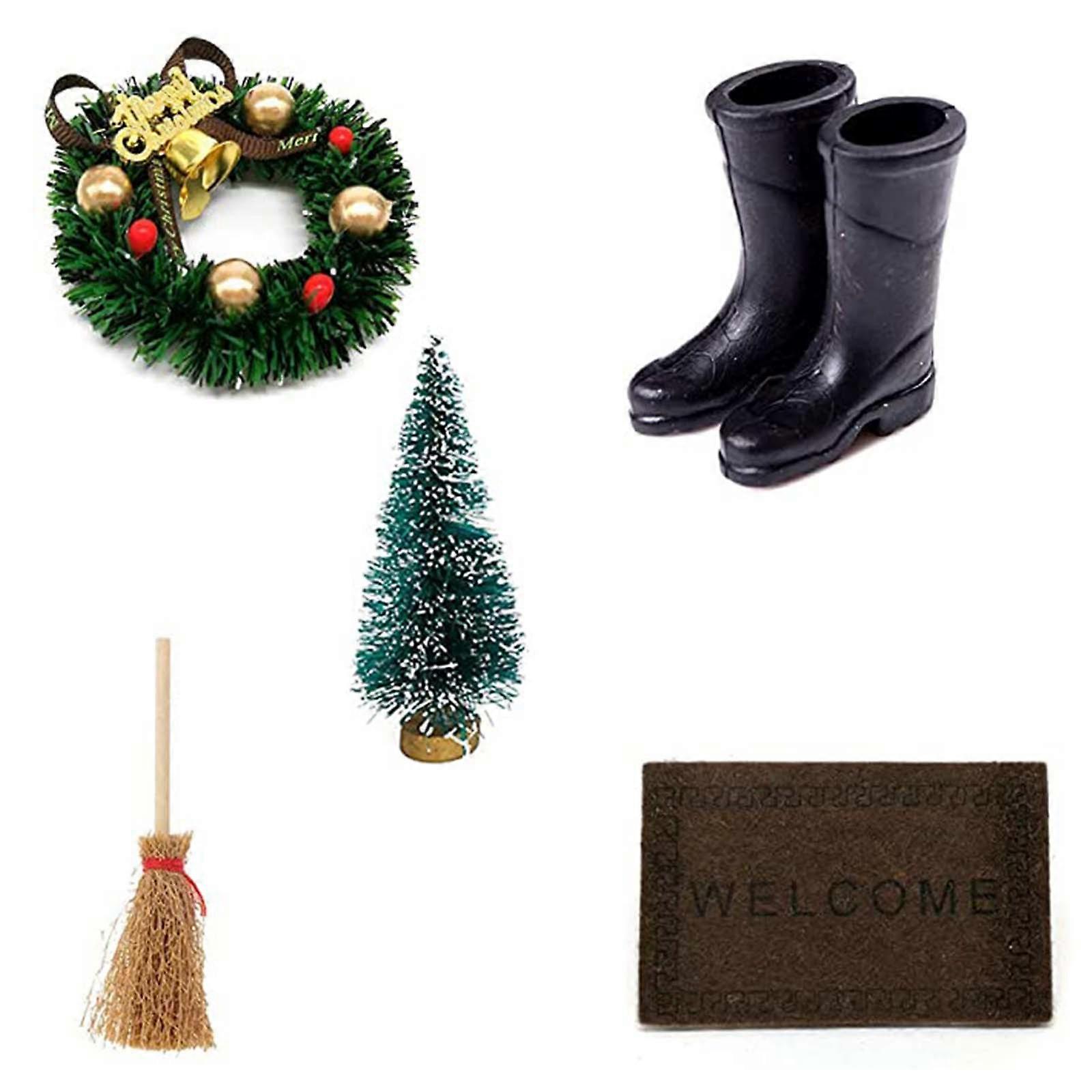 Christmas Miniature Dwarf Set DIY Decoration Ornaments