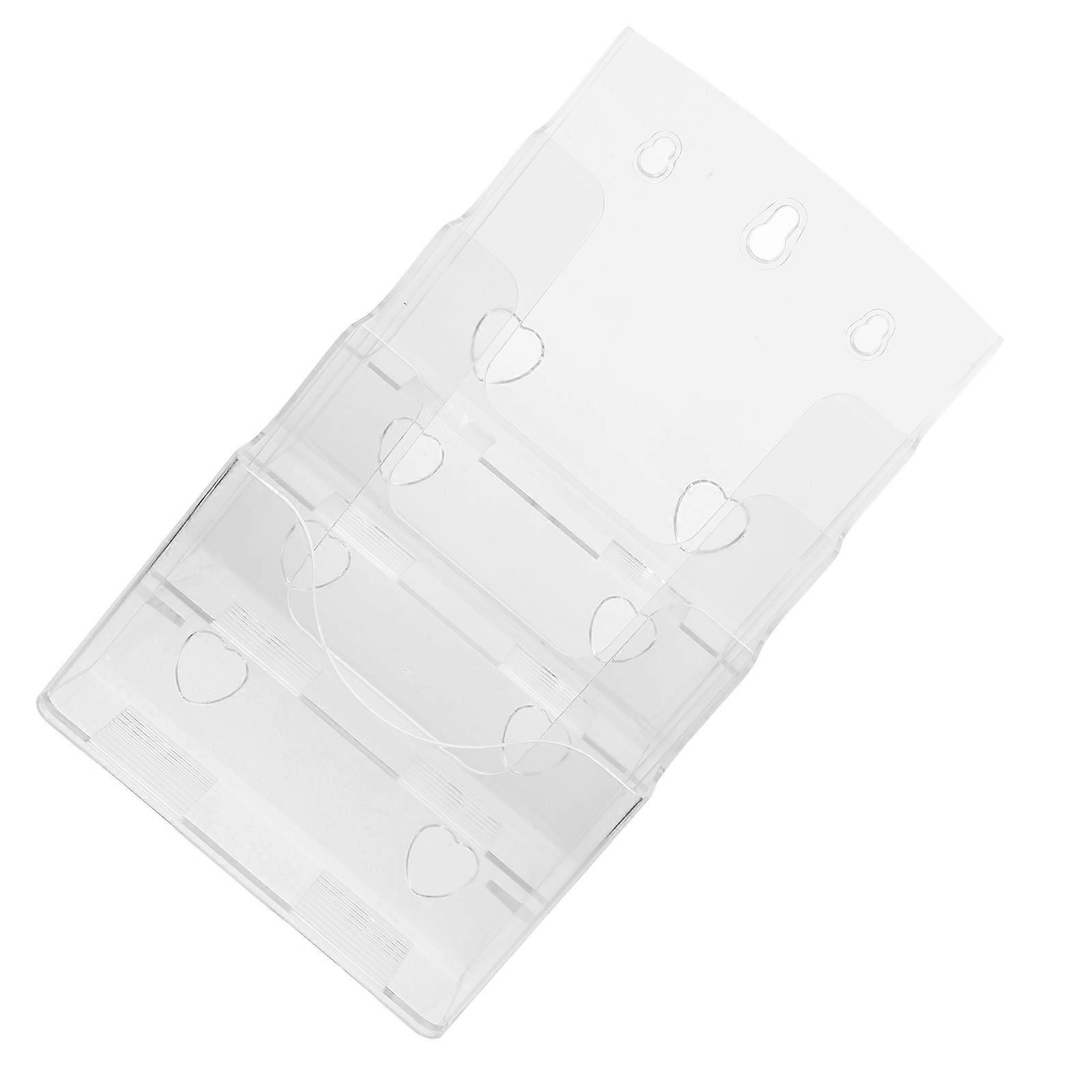 Brochure Display Stand Transparent Literature Holder Versatile Use for Display