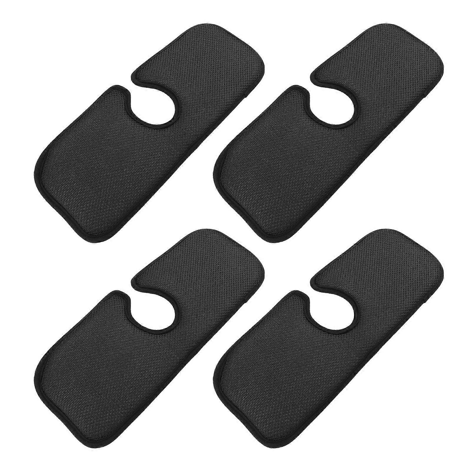 4pcs Reusable Faucet Mats Splash Protection for Kitchen & Bathroom Countertops – Prevents Water Damage and Scratches