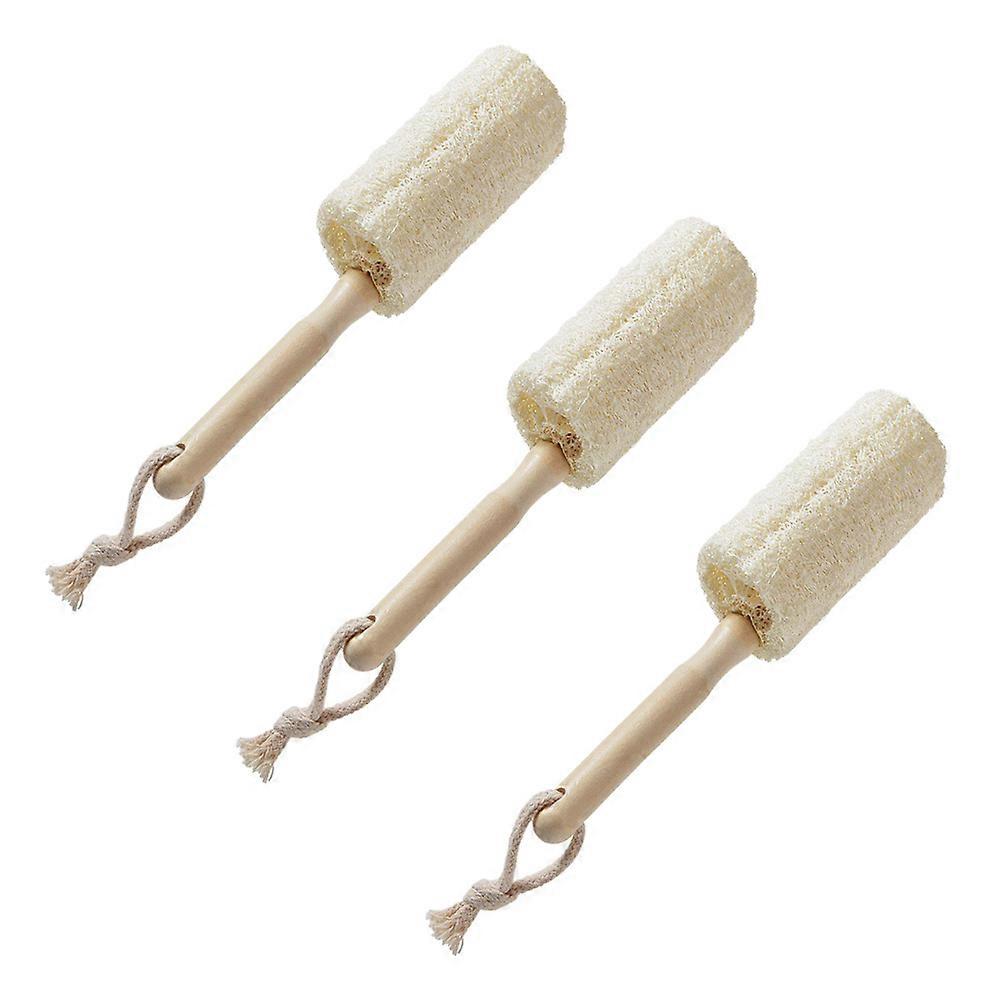 Durable Cleaning Brush For Bottles And Cups With Long Handle Assorted Color 3Pcs Set