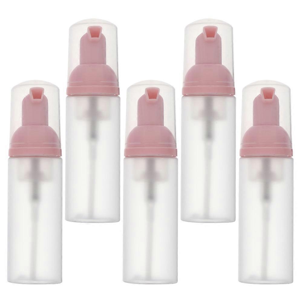 5Pcs Portable Mousse Bubble Bottle For Travel Use Small Elegant Foaming Dispenser Container