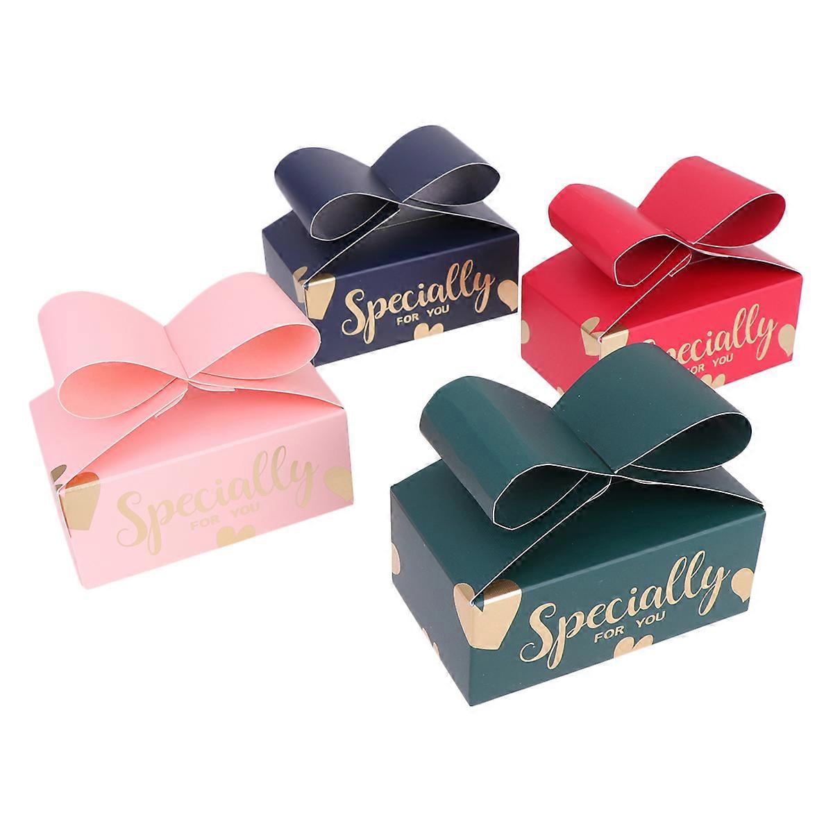 Stylish Design 16Set Wedding Candy Boxes Rectangular Gift Holder For Guests Storage Container Party Favors