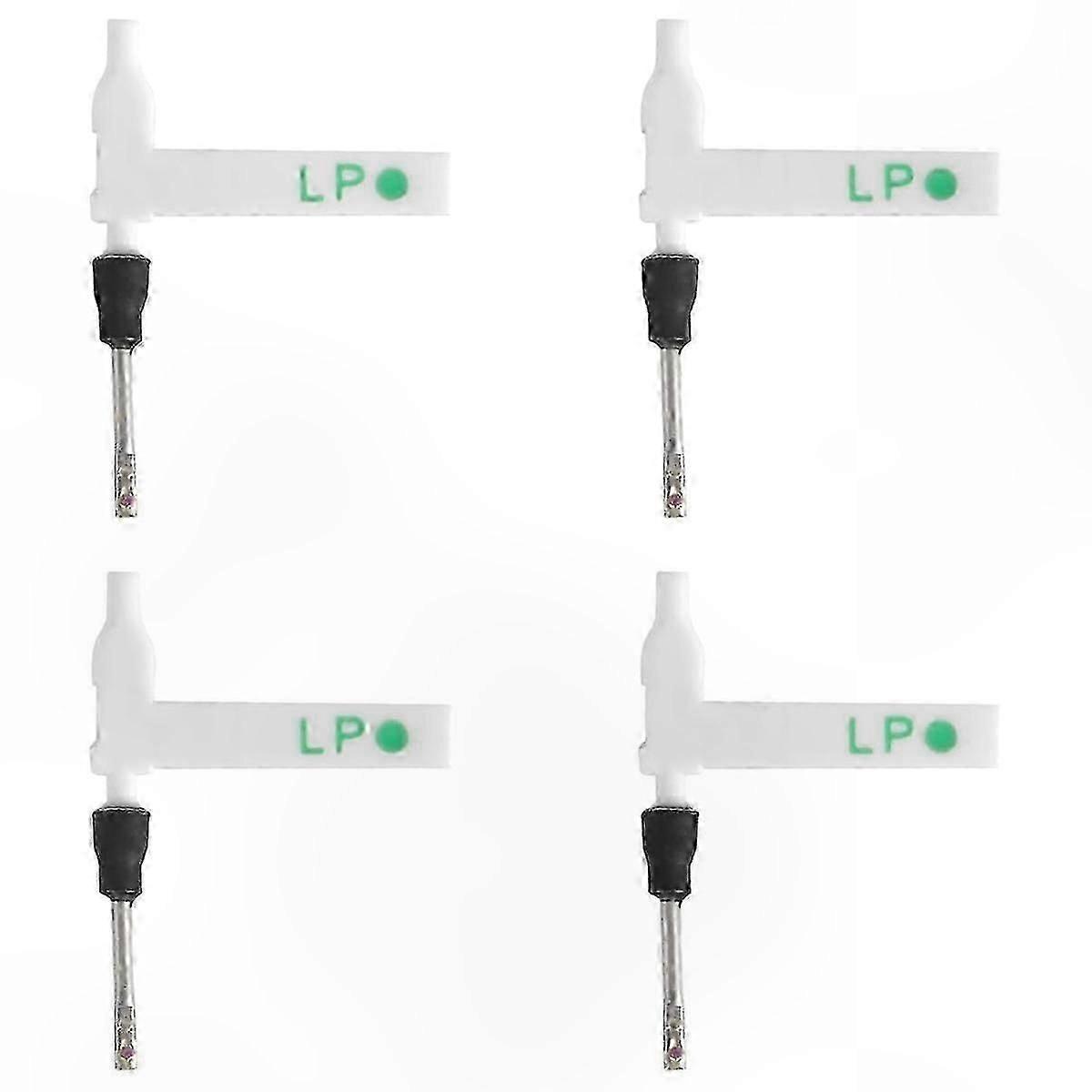 4-Pack Double-Sided Record Player Needles, Replacement Stylus for Phonograph Turntable Audio Equipment