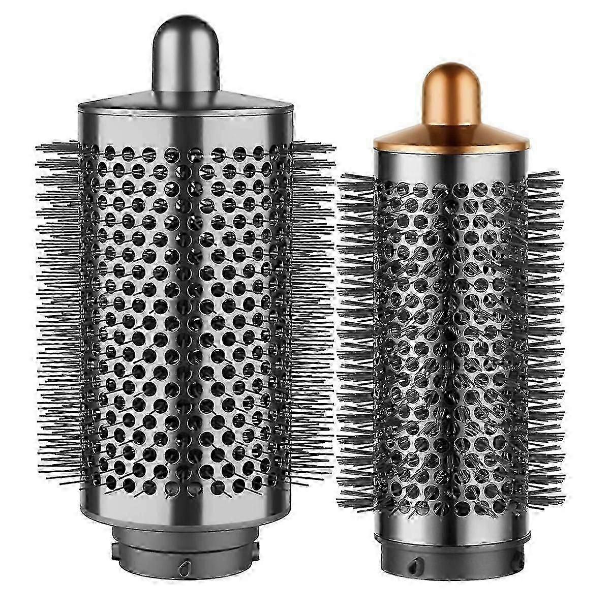 compatible with Dyson Airwrap Large & Small Round Volumizing Brush Attachment - Enhance Volume & Style Efcompatible withtles