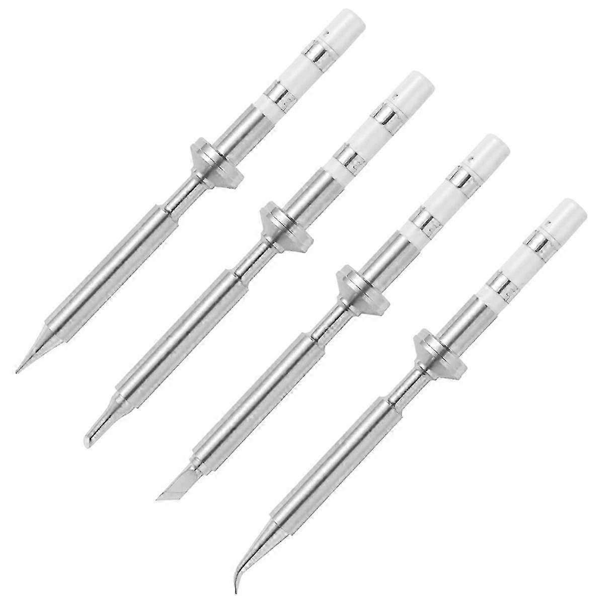 4Pcs Mini Pencil Soldering Iron Tips Replacement for Pinecil Micro-Soldering Iron with PTS200 & TS100 Porta Compatibility