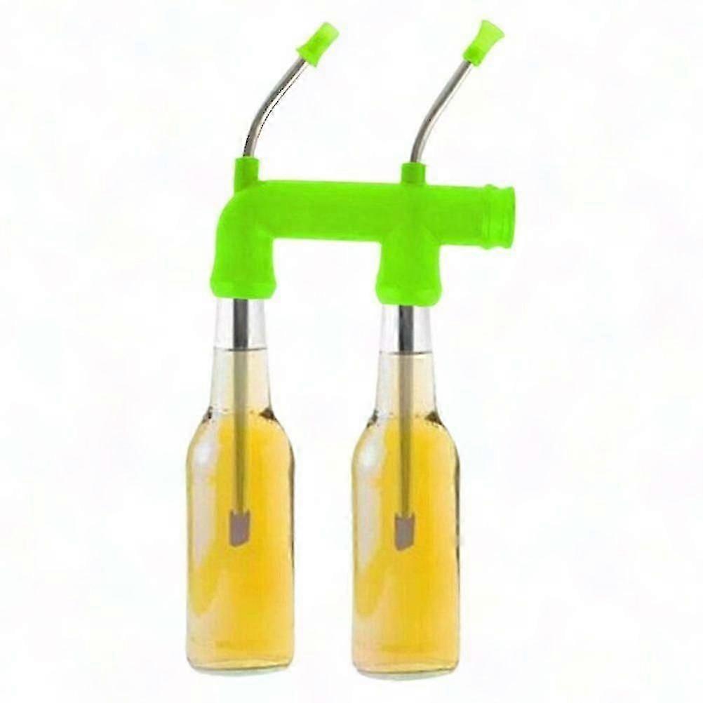 قمع البيرة Snorkel Double Beer Bongs للحفلات ، غطس الشرب المحمول مع فتاحة زجاجات لشاربي البيرة