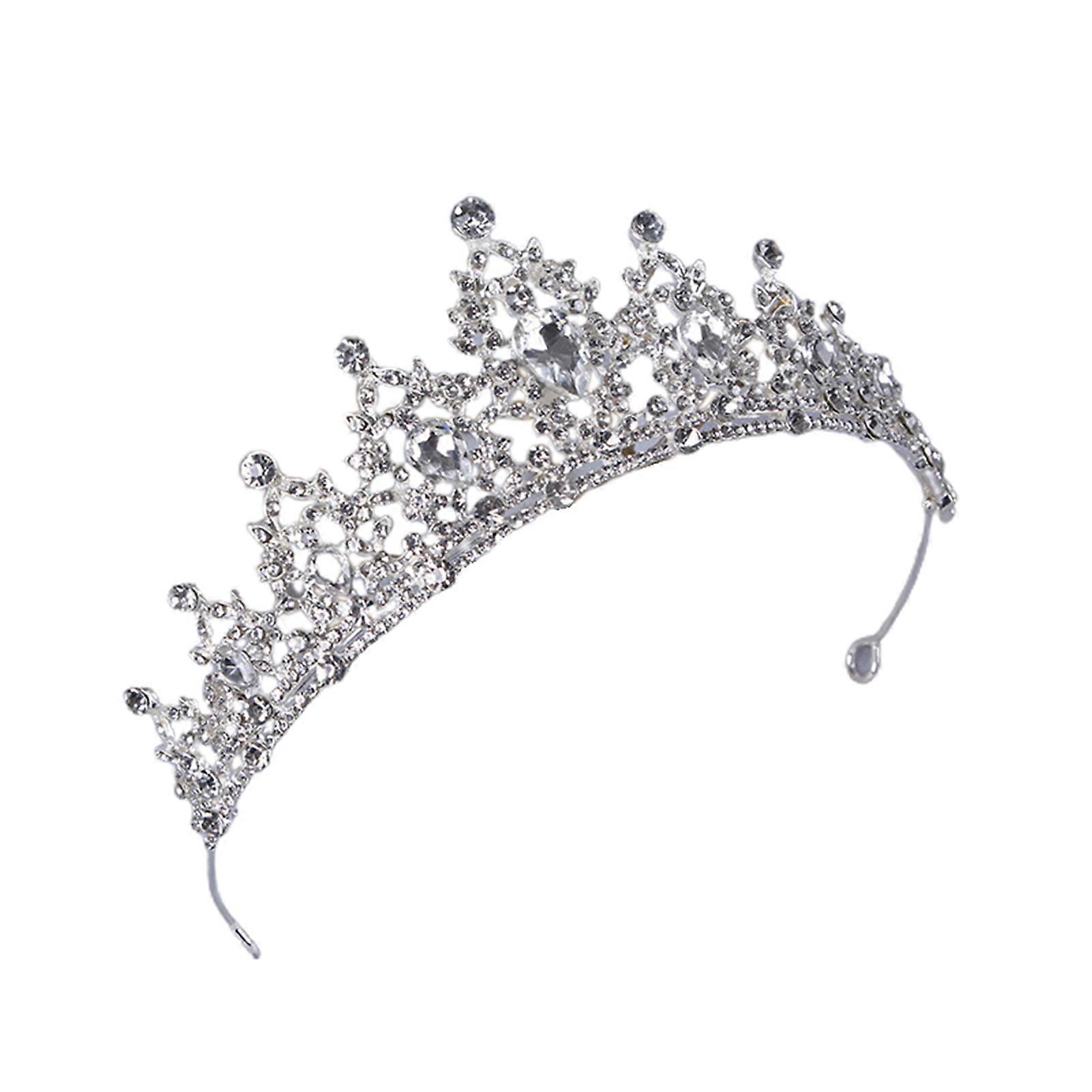 Crown With Rhinestones First-Class Materials