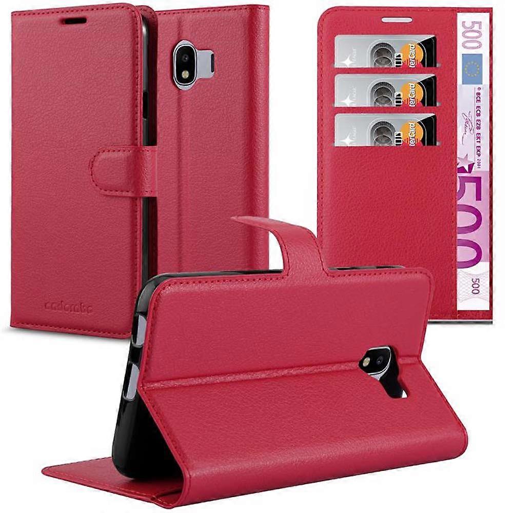 Samsung Galaxy J4 2018 Case - Protective Case with Card Slots and Stand Function