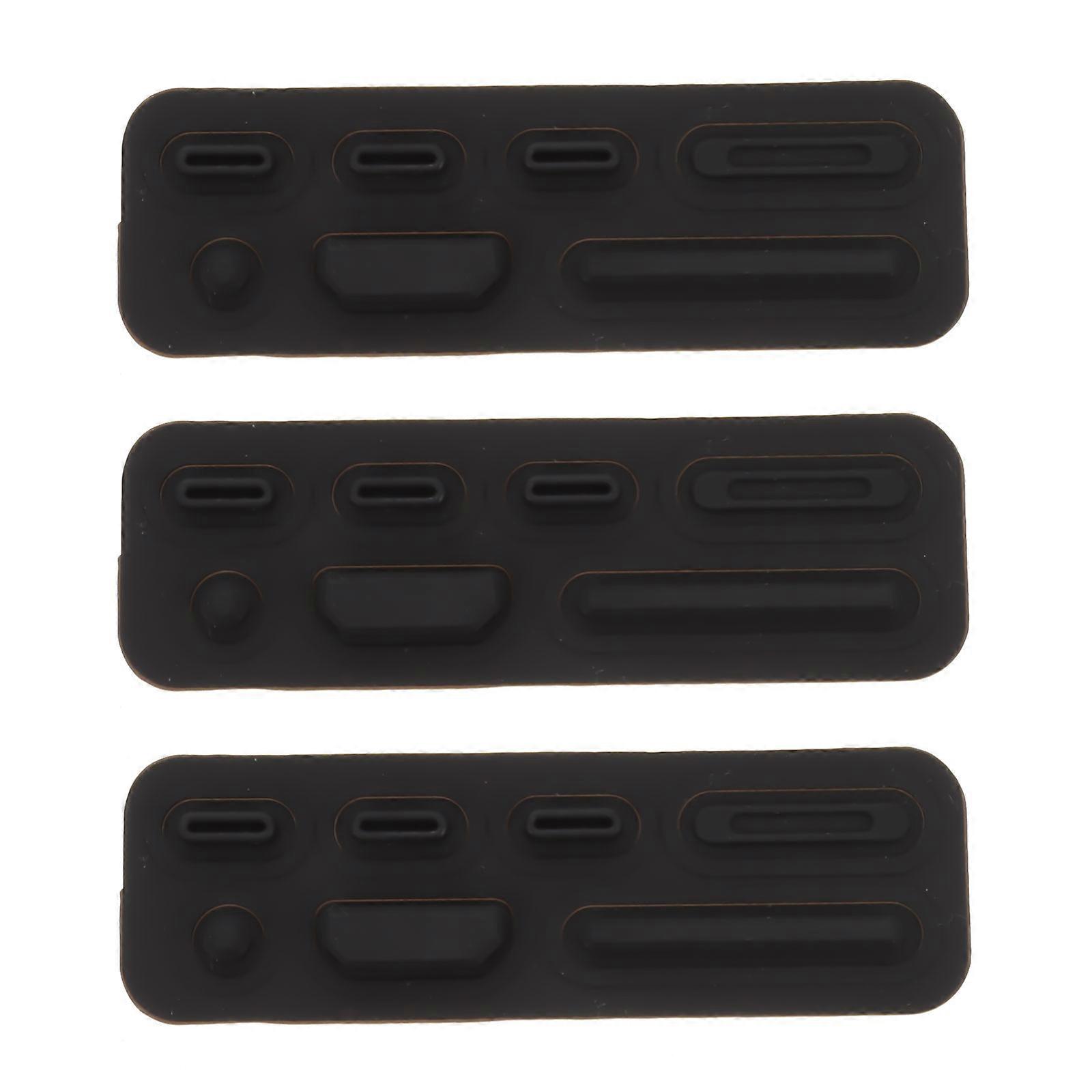 3 Pack Silicone Dust Plugs for Laptop Ports – Dust Protection, Easy Insert/Remove, Durable Design, Long Term Use, Universal Fit