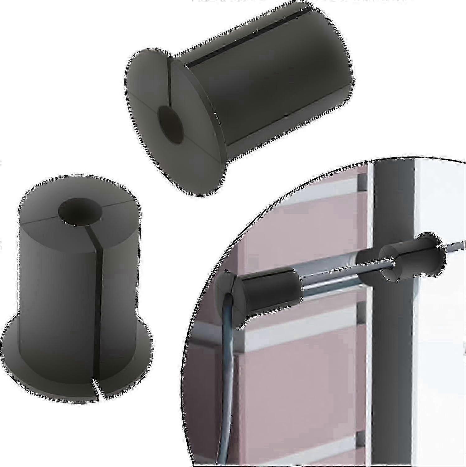 Καλώδιο Ethernet Grommet &; Routing Kit για Starlink - Ταιριάζει σε τρύπα τοίχου 1 ίντσας (2τμχ, μαύρο)