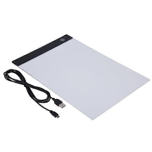 A4 USB LED Light Template Light Box Tracing Board, High Transmittance, 3-Level Dimmable Brightness