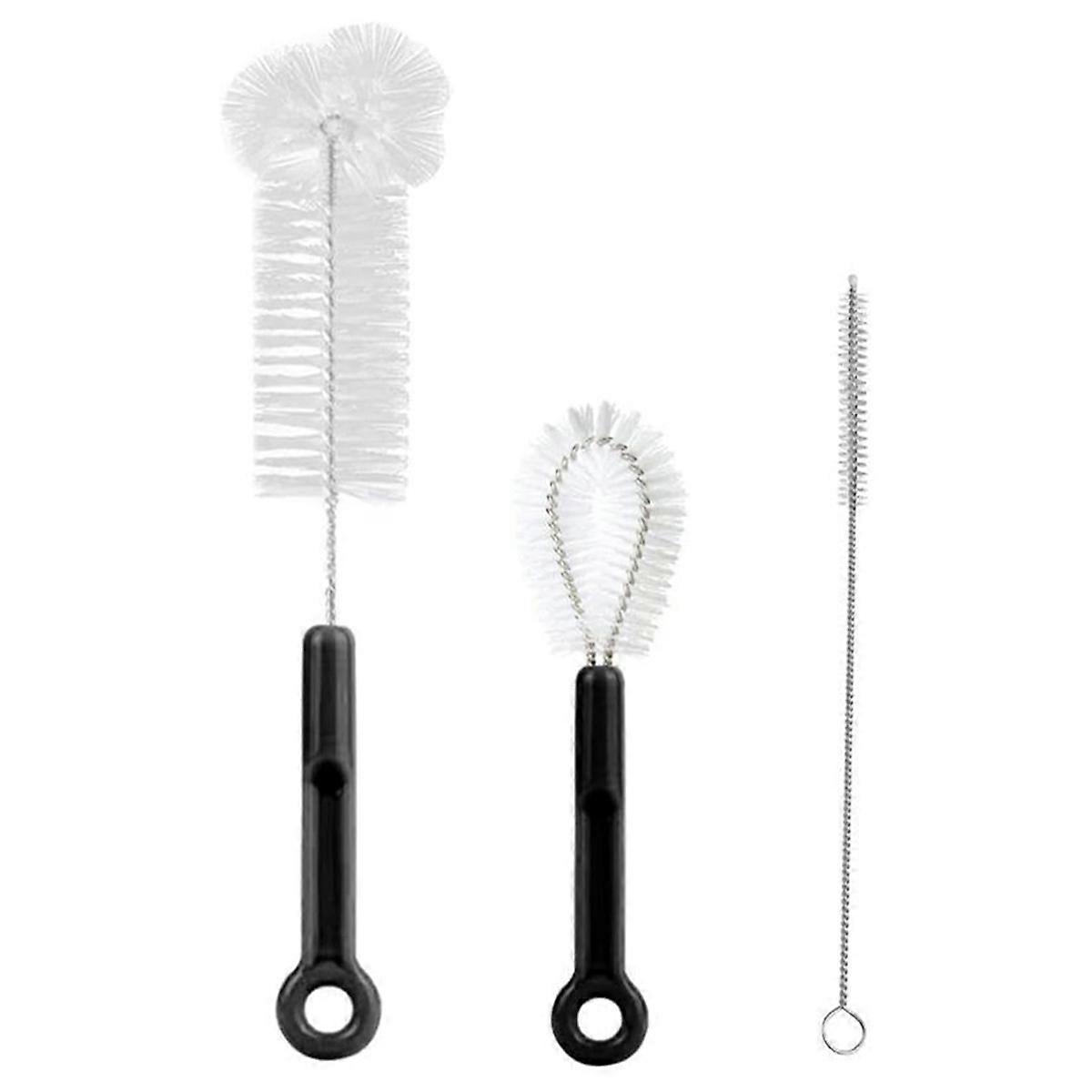 3 Pack Bottle Cleaning Brush Set Long Straw Lid Brush