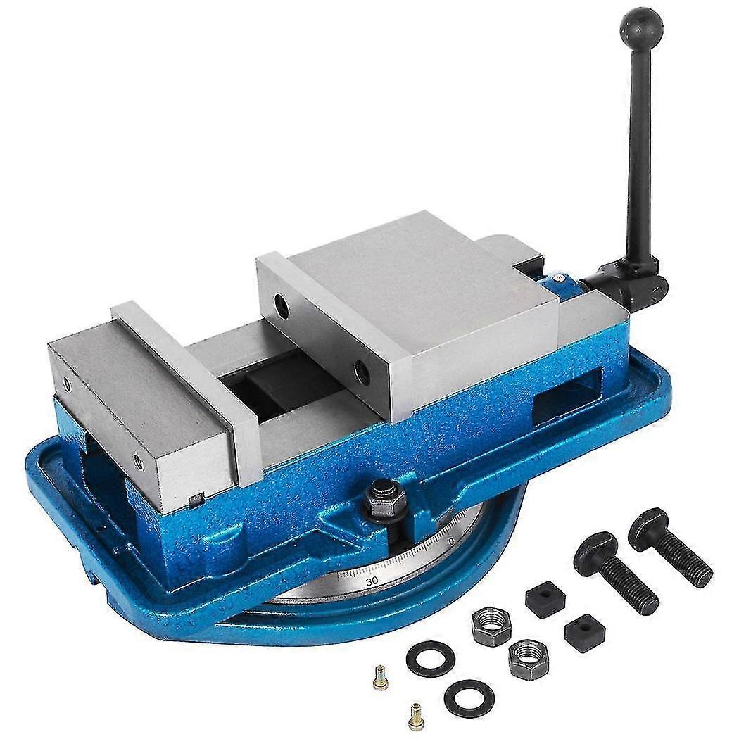 3'' Bench Vise Precision Milling Vise Swivel Base Swiveling Hardene...