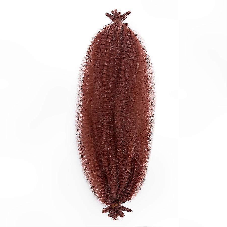 Pre-Separated Spring Twist Extensions for Soft Butterfly Locs Crochet Braiding Hair with Afro Style Design Pre-Stretched Hair Pieces for Styling Optio