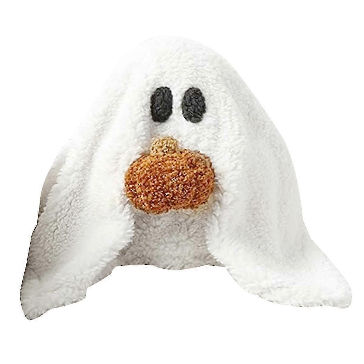 Pumpkin ghost cushion for Halloween, soft stuffed pillow for fans