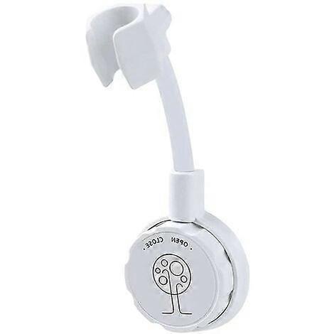 Bathroom Suction Cup Shower Head Holder for Removable Shower Wall Mount (White)