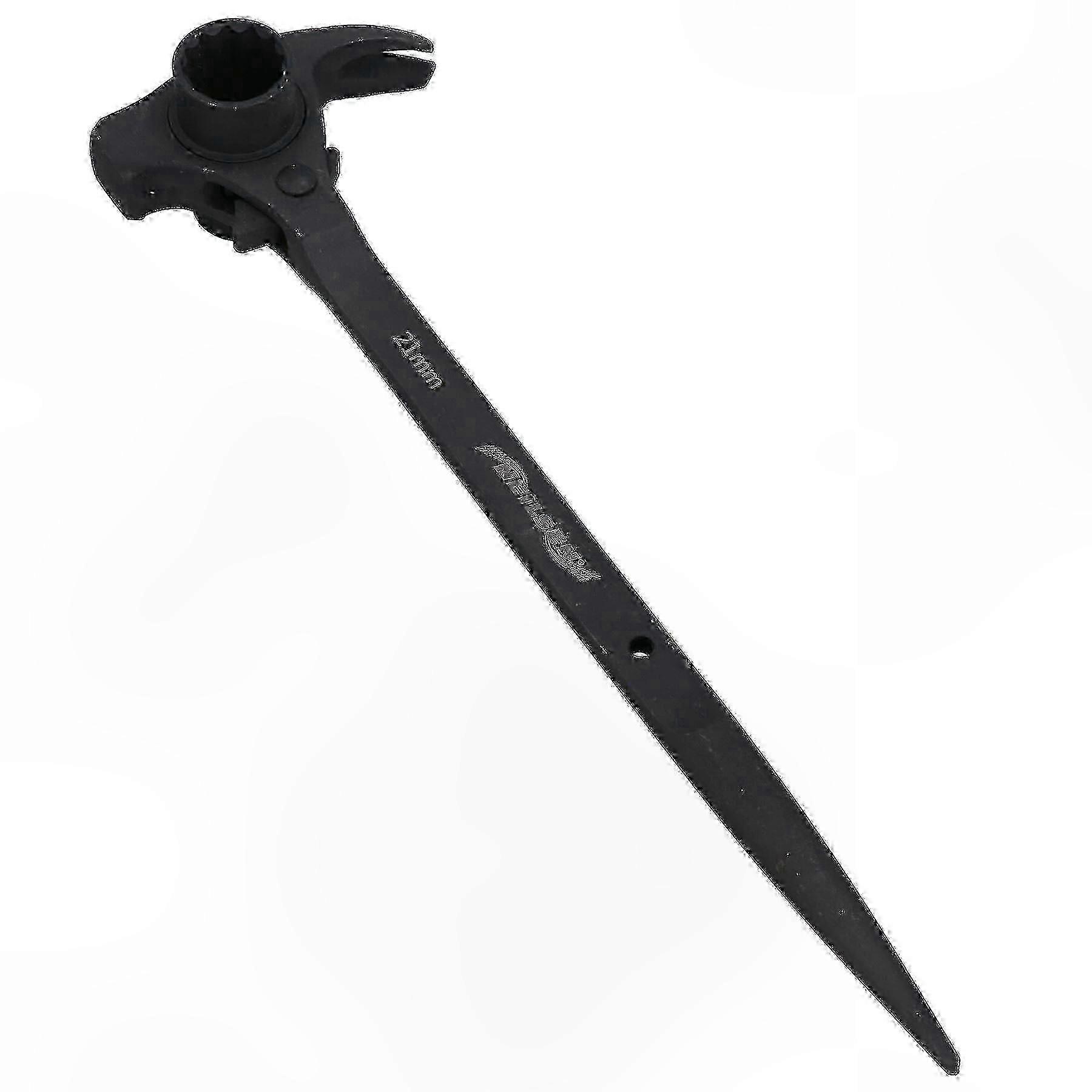 Multi-Function Ratchet Wrench Set with Bi-Hex 19 21mm Pry Tool Scaffold Spanner