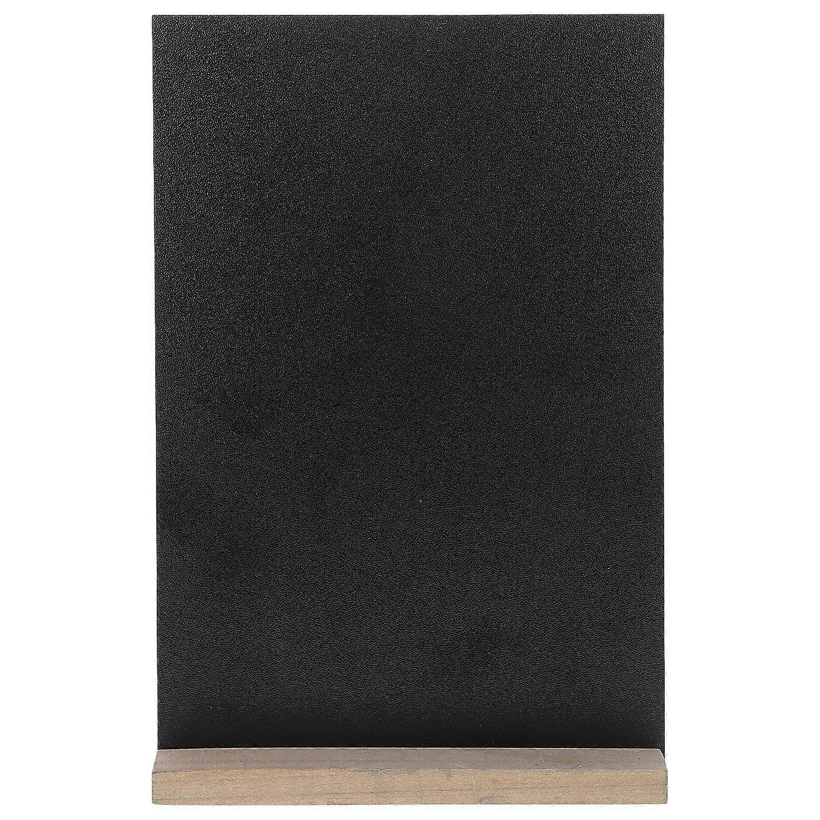 1Pc Wooden Small Chalkboard Practical Blackboard Party Decoration  with Base