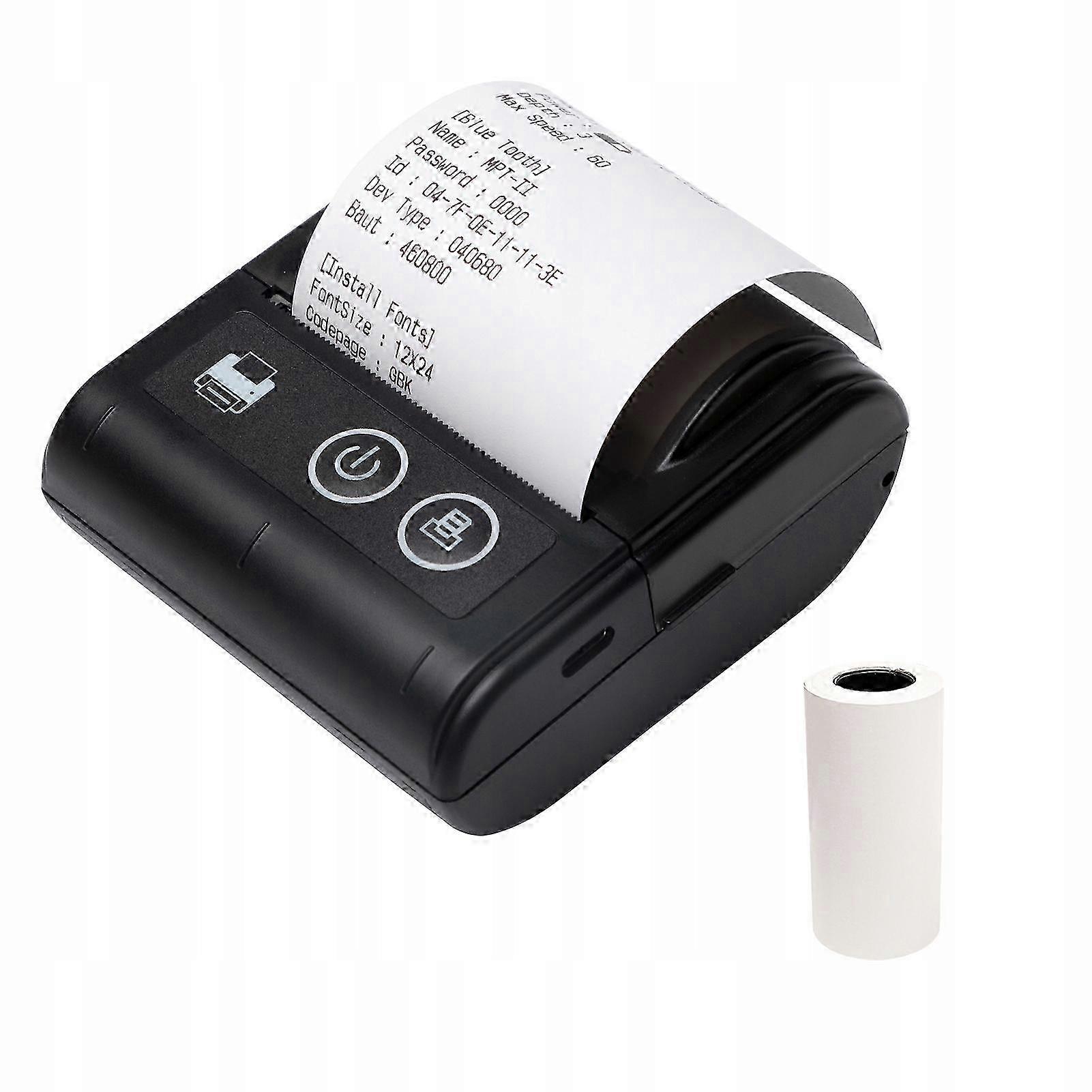 Portable Thermal Receipt Label Printer