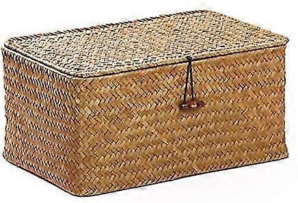 Wicker Storage Basket Woven Rattan Storage With Lids Wäschekörbe