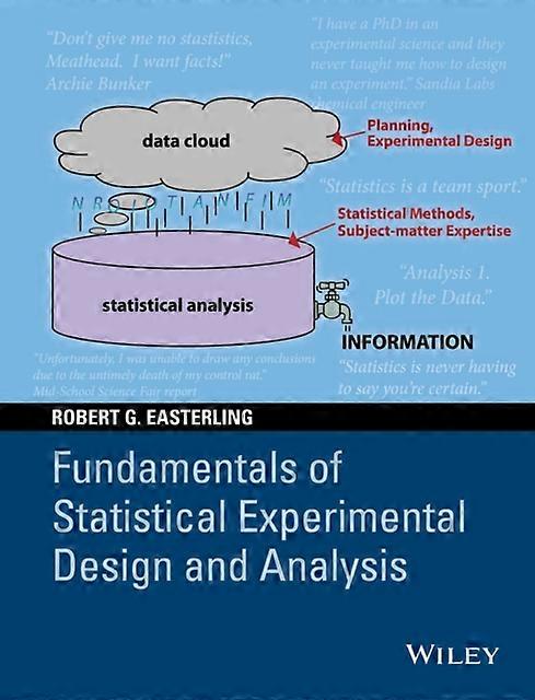 Fundamentals Of Statistical Experimental Design And Analysis by Robert G. Easterling Hardback Book
