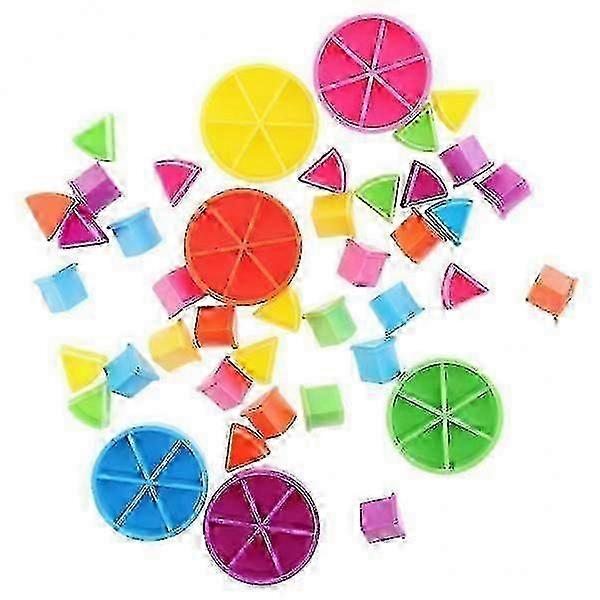 2025 5-Pack 42pc Trivial Pursuit Game Pie Wedges for Math Fractions