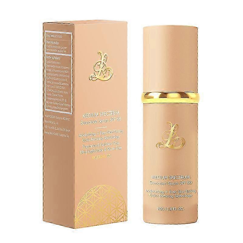 4-in-1 Color Changing Foundation with SPF 50+, Medium Spectrum Foundation Makeup, Full Coverage & Long Lasting