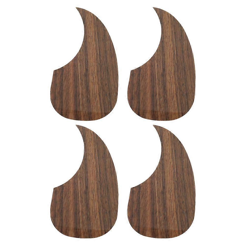 Acoustic Guitar Pickguard Wood Grain Guard Protects with 12Pcs Set
