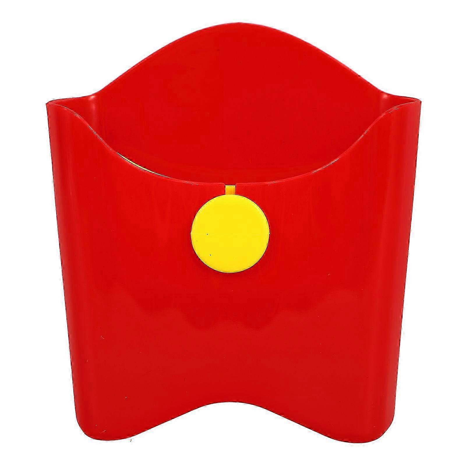 French Fry Holder, Reusable Multipurpose Snack Cup Compartment, Portable PP Container for Fries Snacks