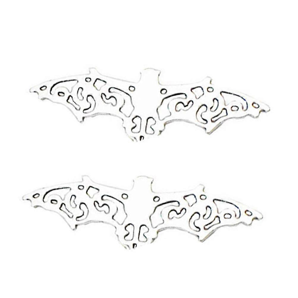 Assorted Color Alloy Pendant Charm for Jewelry Making 30Pcs Bat Charms